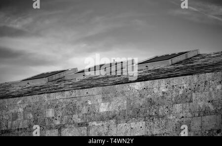 Die auboranges Städtische Gebäude in der Schweiz Stockfoto