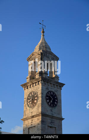 Bermuda, Royal Naval Dockyard, Clock Towers Stockfoto