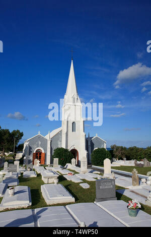 Bermuda, South Coast, Sandy Pfarrei, St. James Kirche Stockfoto