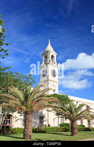 Bermuda, Sandys Parish, Royal Naval Dockyard, die Clock Towers Stockfoto