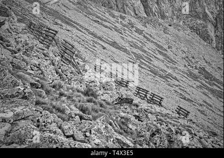 Die Lomnic Sattel in der Slowakei Stockfoto