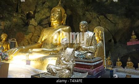 Buddha Höhle Khao lunag in phetchaburi Thailand Stockfoto