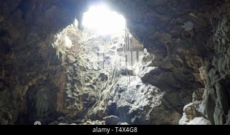 Buddha Höhle Khao lunag in phetchaburi Thailand Stockfoto