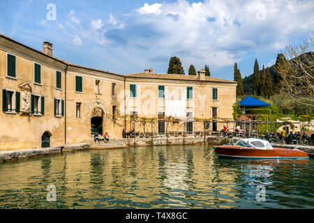 Punta San Vigilio am Gardasee in Italien Stockfoto