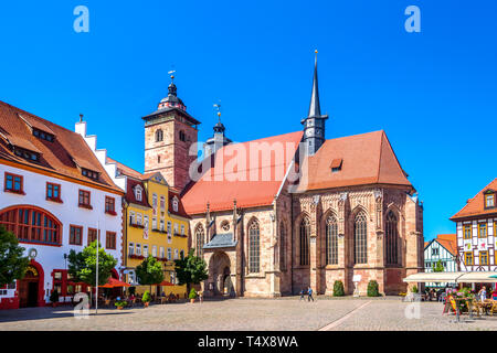 Historische Stadt Schmalkalden, Deutschland Stockfoto