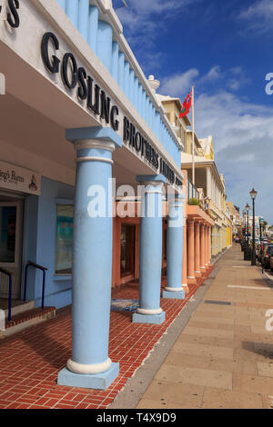 Bermuda, Hamilton, Britische koloniale Architektur Stockfoto