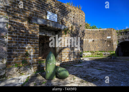 Hamilton, Bermuda, Fort Hamilton Stockfoto