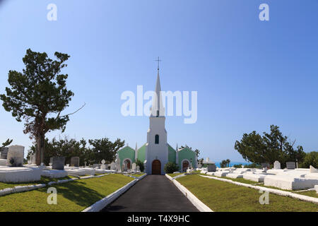 Bermuda, Sandy's Parish, St James' Church Stockfoto