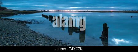 Pagham Naturschutzgebiet in West Sussex Stockfoto