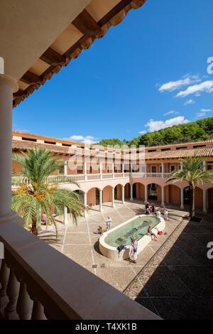 CCA Andratx Centro de Arte, Andratx, Sur de la Sierra de Tramuntana, Mallorca, Balearen, Spanien. Stockfoto