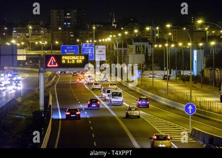 Ma-19, Autopista de Levante, Palma, Mallorca, Balearen, Spanien, Europa. Stockfoto