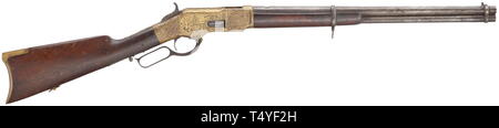 Die langen Arme, moderne Systeme, Winchester Modell 1866 Karabiner, Kaliber, Additional-Rights - Clearance-Info - Not-Available Stockfoto