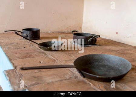 Alter kolonialer Küche mit Reichweite in Trinidad, Kuba. Foto am 3. November 2019, Stockfoto