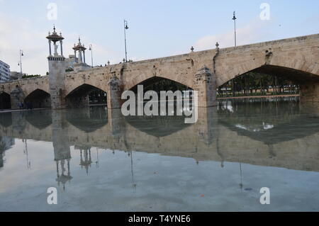 Puente del Mar Valencia Stockfoto