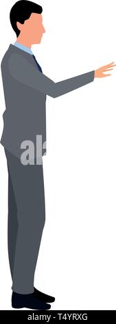 Geschäftsmann avatar cartoon Charakter Stock Vektor