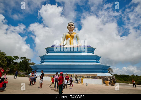 Lok Yeay Mao Monument im preah monivong bokor Nationalpark, Kambodscha Stockfoto
