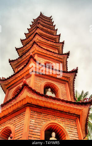Tran Quoc Pagode in Hanoi, Vietnam Stockfoto