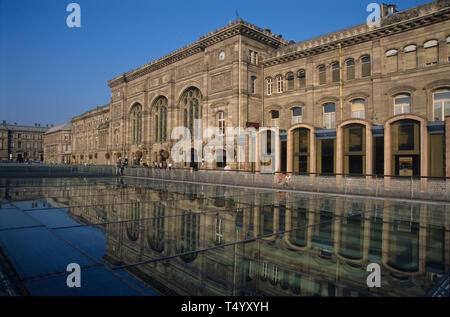 Gare de Strasbourg - Straßburg Hauptbahnhof - Straßburg, Bahnhof Stockfoto