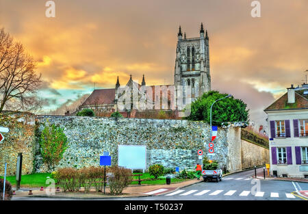 Die Kathedrale von Meaux, in der Paris Region von Frankreich Stockfoto