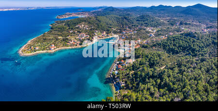 Ugljan, Insel Ugljan Stockfoto