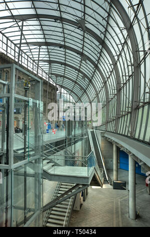 Strasbourg-Ville ist der Bahnhof in der Stadt Straßburg, Bas-Rhin, Frankreich. Es ist die östliche Endstation der Paris-Est - Strasbourg-Ville Stockfoto