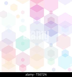 Abstrakte Hexagon bunten Hintergrund. Vektor Stockfoto