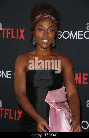 April 2019 - Hollywood, Kalifornien, USA - 17 April 2019 - Hollywood, Kalifornien - Dewanda Rise. Netflix ''Someone Great'' Los Angeles Premiere im Arclight Hollywood. Foto: Faye Sadou/AdMedia Stockfoto
