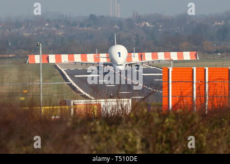 Beluga und Beluga XL vom Hawarden Airport credit Ian Fairbrother/Alamy Stockfotos Stockfoto