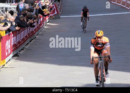 Strade Bianche 2019 - UCI World Tour Pro Cycling race. Siena Siena Stockfoto