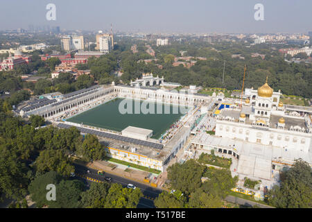 Indien, Neu-Delhi, Sikh Tempel Stockfoto