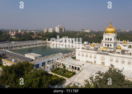 Indien, Neu-Delhi, Sikh Tempel Stockfoto