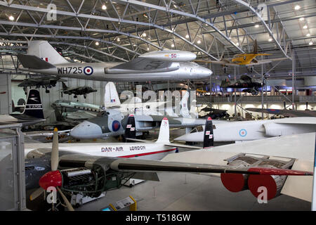 American Air Museum in Duxford Imperial War Museum, Cambridgeshire, England. Stockfoto