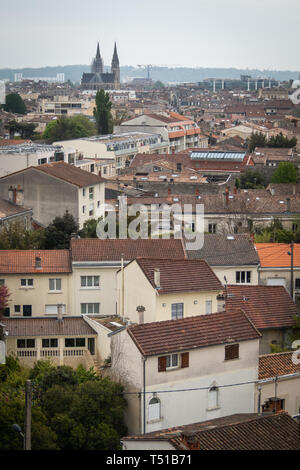 Dächer der Stadt Bordeaux in Frankreich Stockfoto