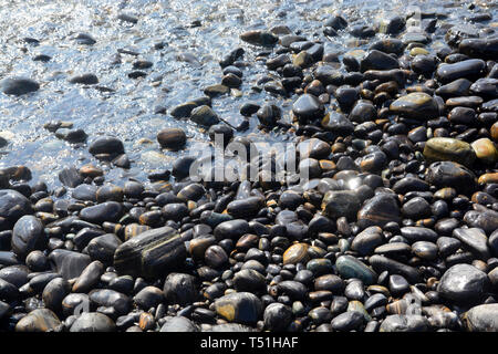 Schöne Stein auf Koh hin Ngam, Tarutao Marine National Park in Songkhla Provinz, Thailand Stockfoto