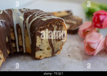 Zebra-Kuchen Stockfoto