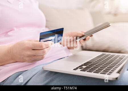 Security Code finanzielle Daten online zugreifen. Stockfoto