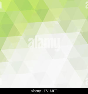 Grünes Dreieck Hintergrund, Vektor-Illustration abstrakt Stockfoto