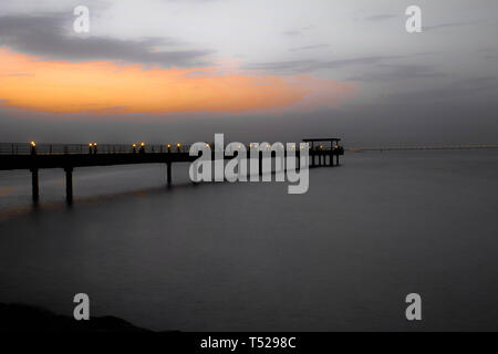 Kuwait Natur Schönheit bei Tag und Nacht Stockfoto