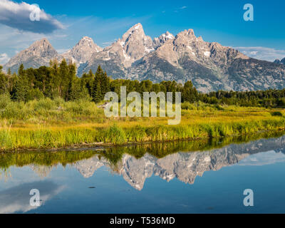 Grand Teton Bergkette Stockfoto