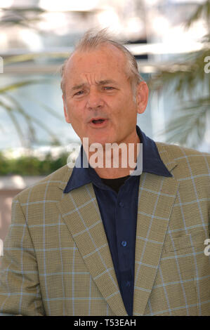 CANNES, Frankreich. 17. Mai 2005: Schauspieler Bill Murray auf der 58. jährlichen Filmfestival in Cannes seinen Film Broken Flowers zu fördern. © 2005 Paul Smith/Featureflash Stockfoto