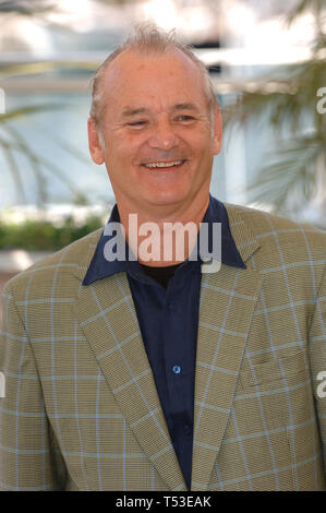 CANNES, Frankreich. 17. Mai 2005: Schauspieler Bill Murray auf der 58. jährlichen Filmfestival in Cannes seinen Film Broken Flowers zu fördern. © 2005 Paul Smith/Featureflash Stockfoto