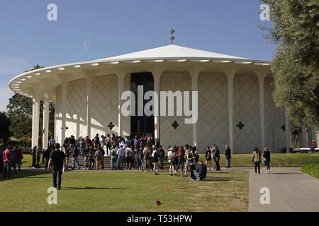 Caltech Campus, Beckman Auditorium Stockfoto