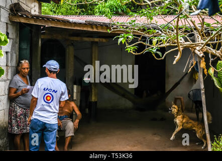 Latein sprechenden in Guatemaltekischen Dorf Stockfoto