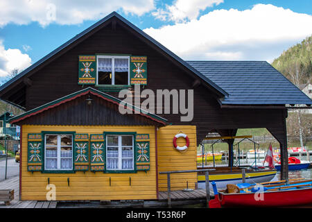 Bootshaus (Bootshaus) - lunzer, Lunz am See, Österreich Stockfoto