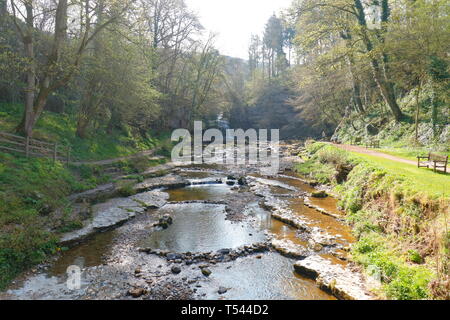 Kessel fällt am West Burton in den Yorkshire Dales Stockfoto