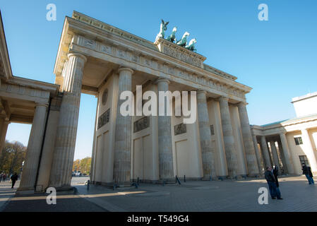 Brandenburger Tor Brandenburger Tor Berlin Deutschland Stockfoto