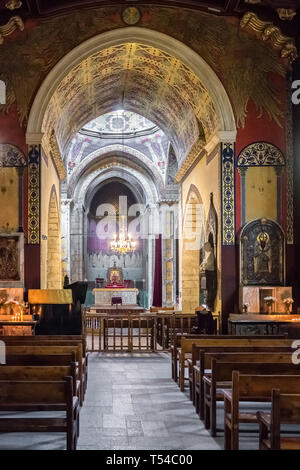 Lemberg, Ukraine - Juli 27, 2018: das Innere der armenischen Kathedrale Kirche in Lemberg, Ukraine Stockfoto