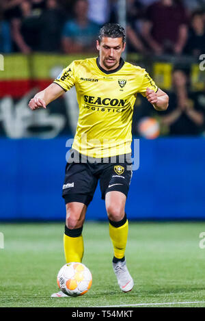 Venlo, Niederlande. 20 Apr, 2019. Fußball, niederländischen Eredivisie Saison 2018 - 2019, Covebo Stadion De Koel, VVV Venlo Spieler Christian Kum Credit: Pro Schüsse/Alamy leben Nachrichten Stockfoto