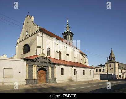 Dominikanische Kloster und Kirche St. Jack und St. Dorothy in Piotrkow Trybunalski. Polen Stockfoto