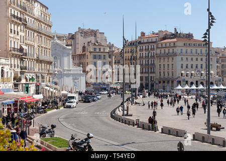 Quai du Port, Marseille, Frankreich. Stockfoto